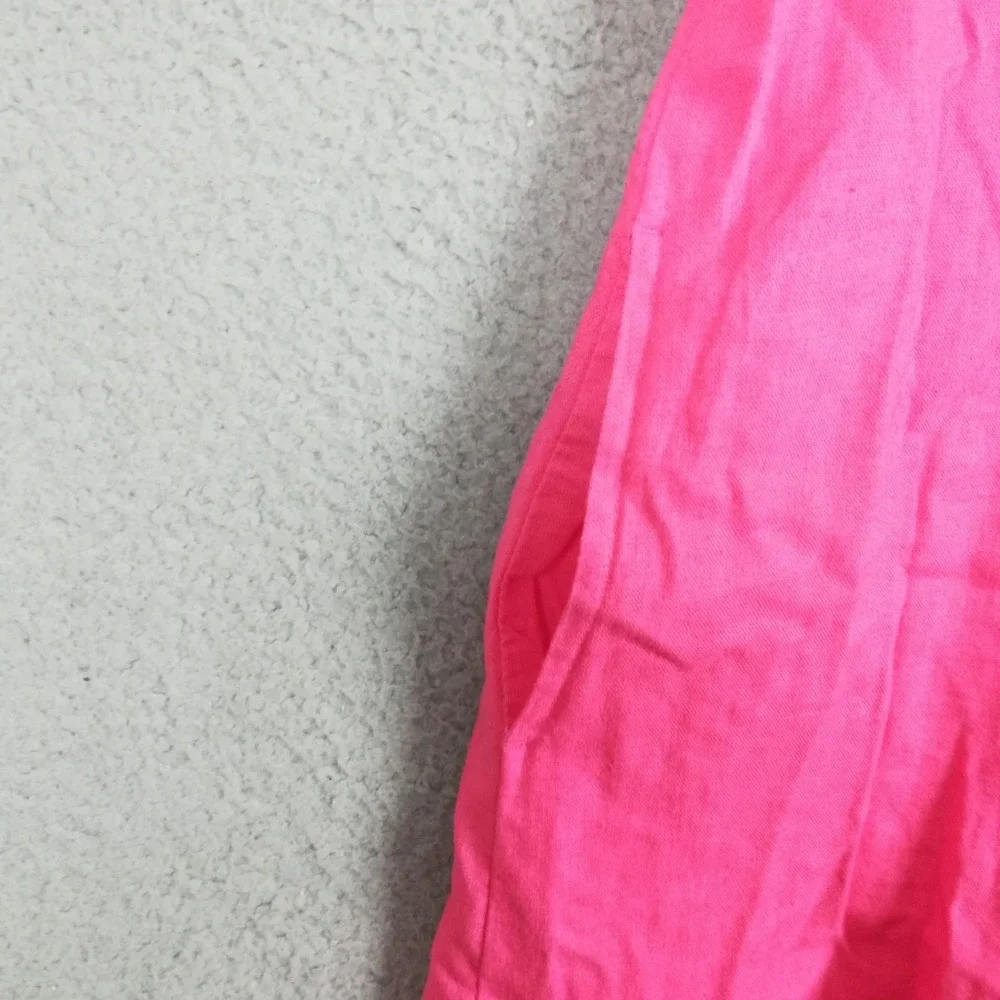 A New Day Womens Shift Dress Linen Blend‎ Mini Pink Above Knee Sleeveless XS